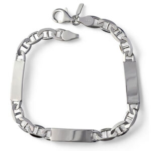 Pulsera caballero cadena marina chapas