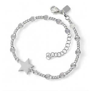 Pulsera barbada dibujo estrella