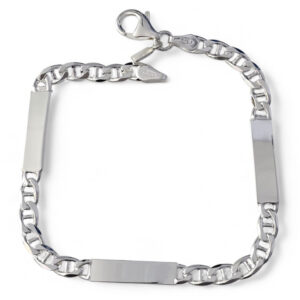 Pulsera caballero cadena marina chapas