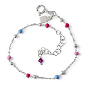 Pulsera infantil bolas color