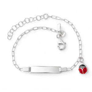 Pulsera esclava infantil mariquita